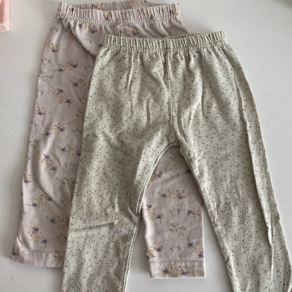 Jamie Kay Floral leggings bundle 6-12 months